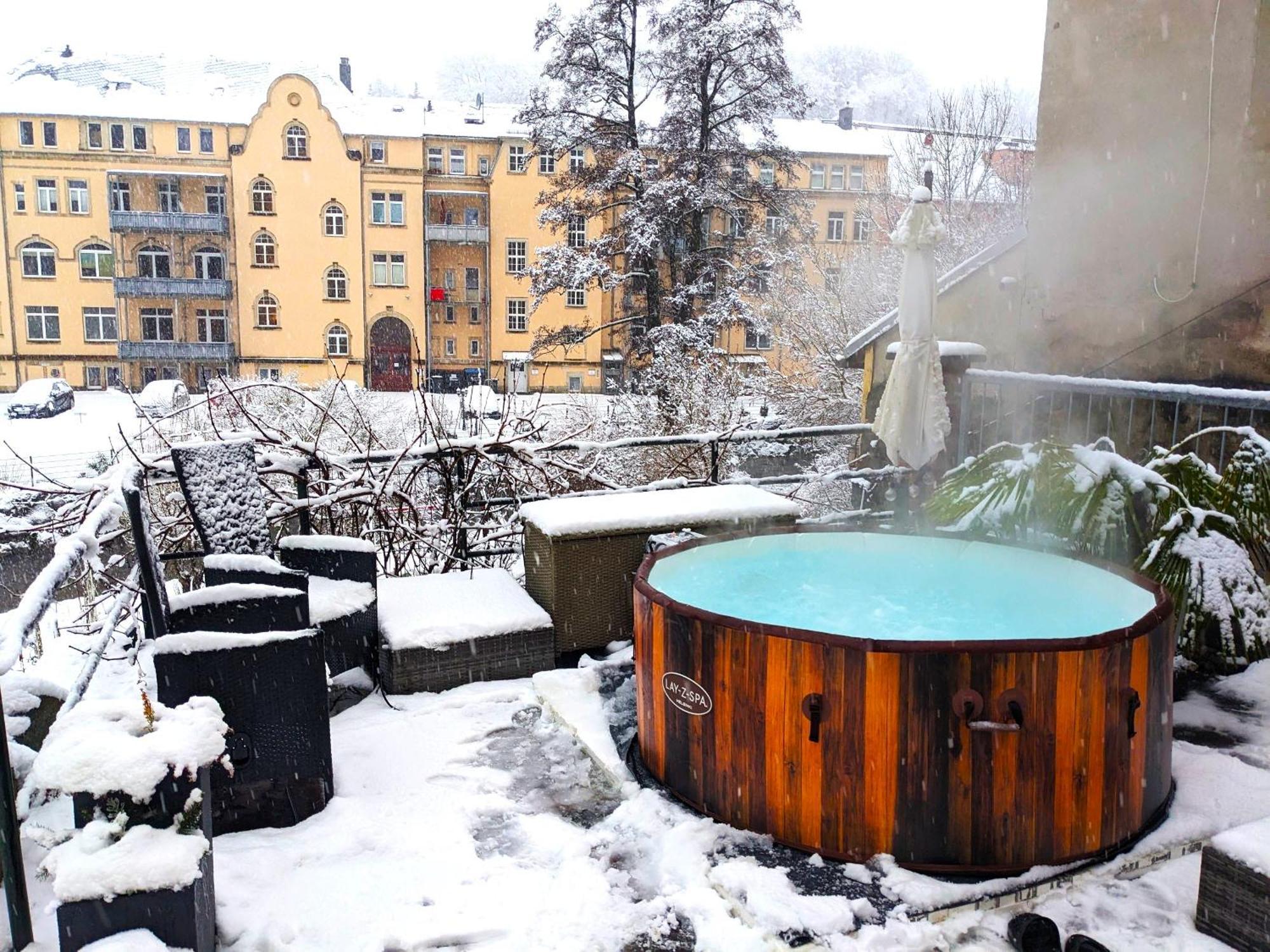Uo2 - Urlaubsmagie - Garten, Whirlpool, Sauna Apartman Sebnitz Kültér fotó