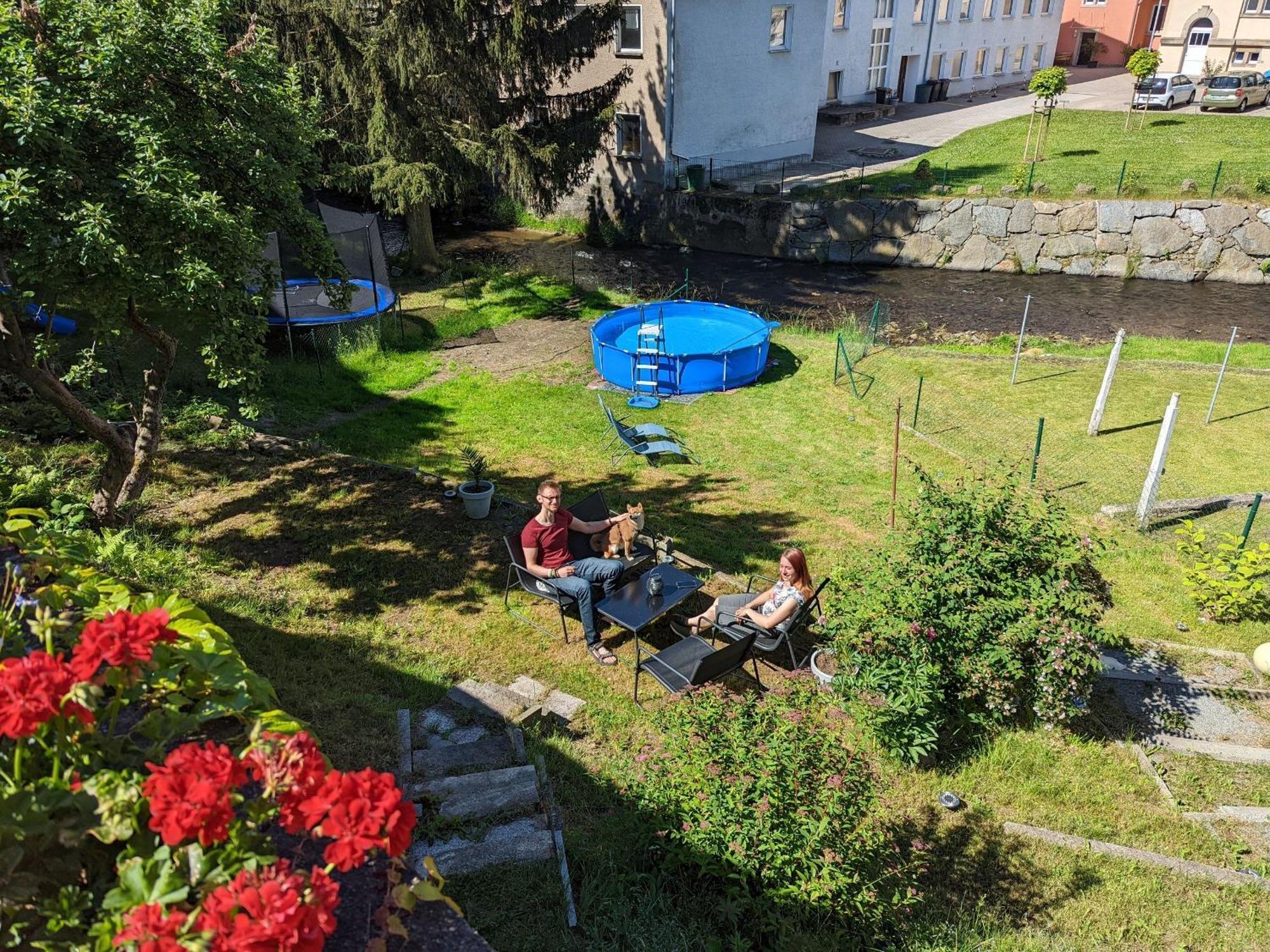 Uo2 - Urlaubsmagie - Garten, Whirlpool, Sauna Apartman Sebnitz Kültér fotó