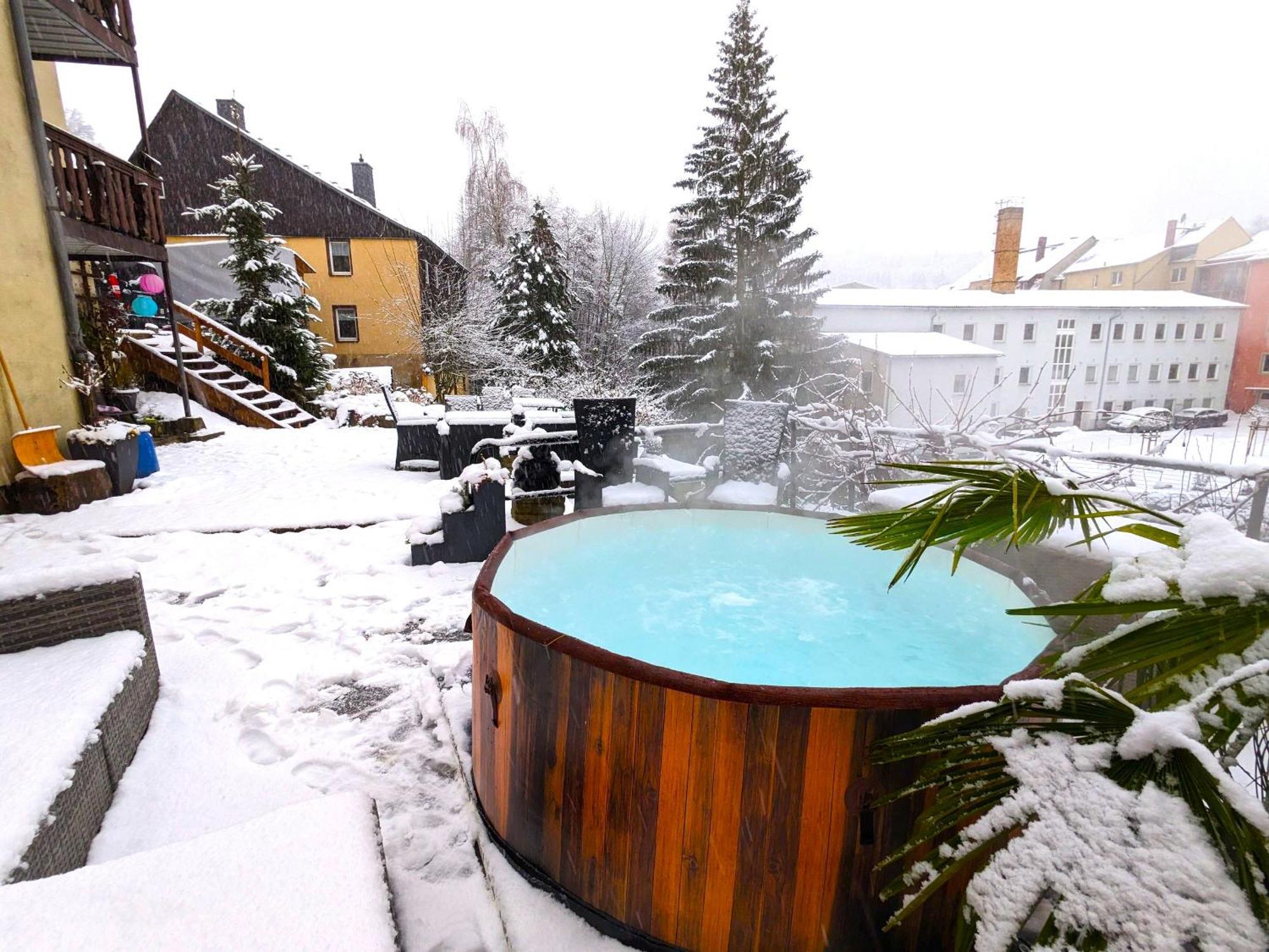 Uo2 - Urlaubsmagie - Garten, Whirlpool, Sauna Apartman Sebnitz Kültér fotó