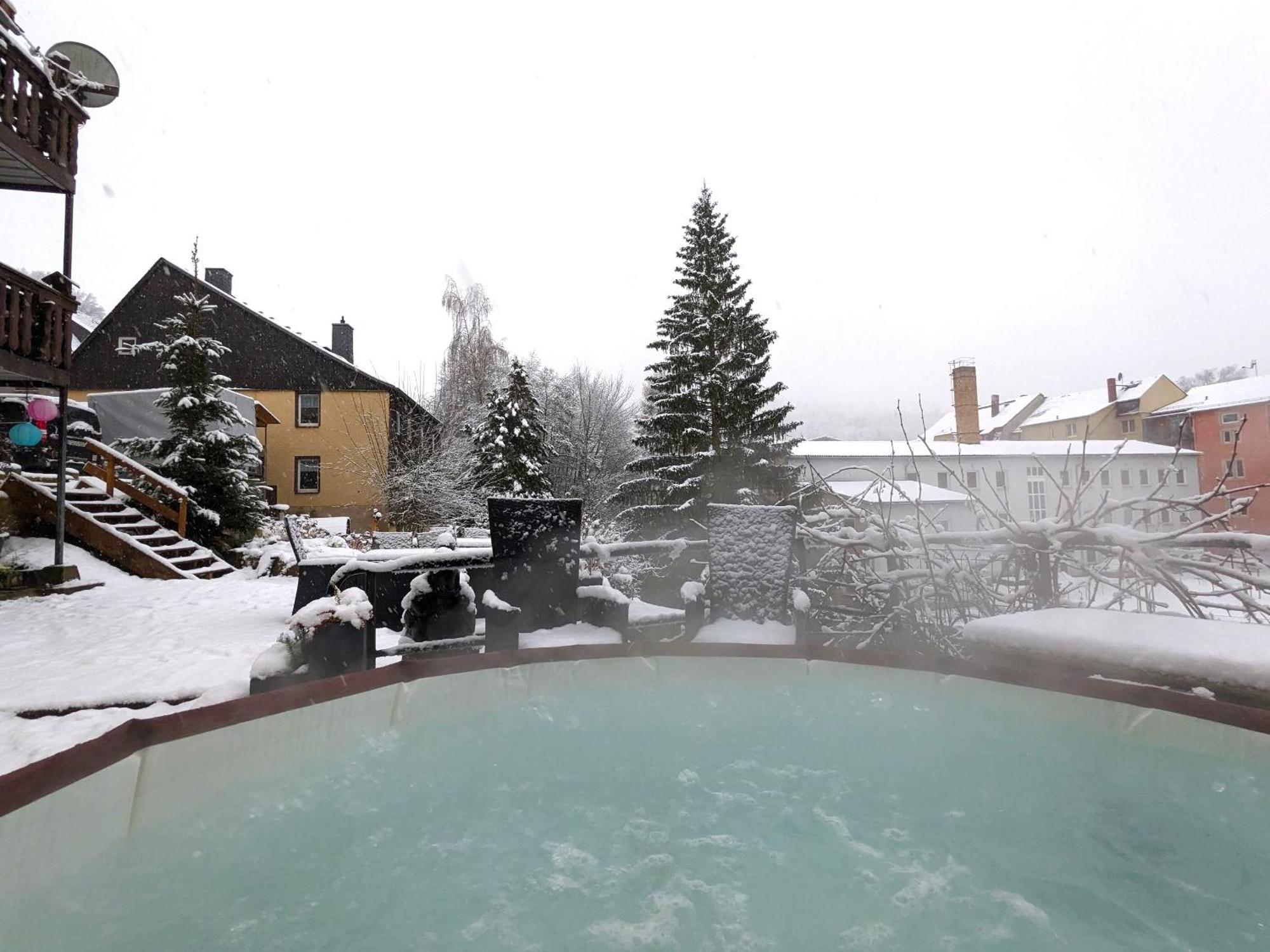 Uo2 - Urlaubsmagie - Garten, Whirlpool, Sauna Apartman Sebnitz Kültér fotó