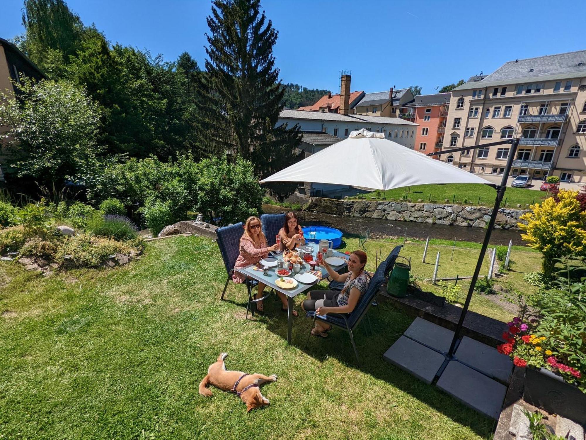 Uo2 - Urlaubsmagie - Garten, Whirlpool, Sauna Apartman Sebnitz Kültér fotó