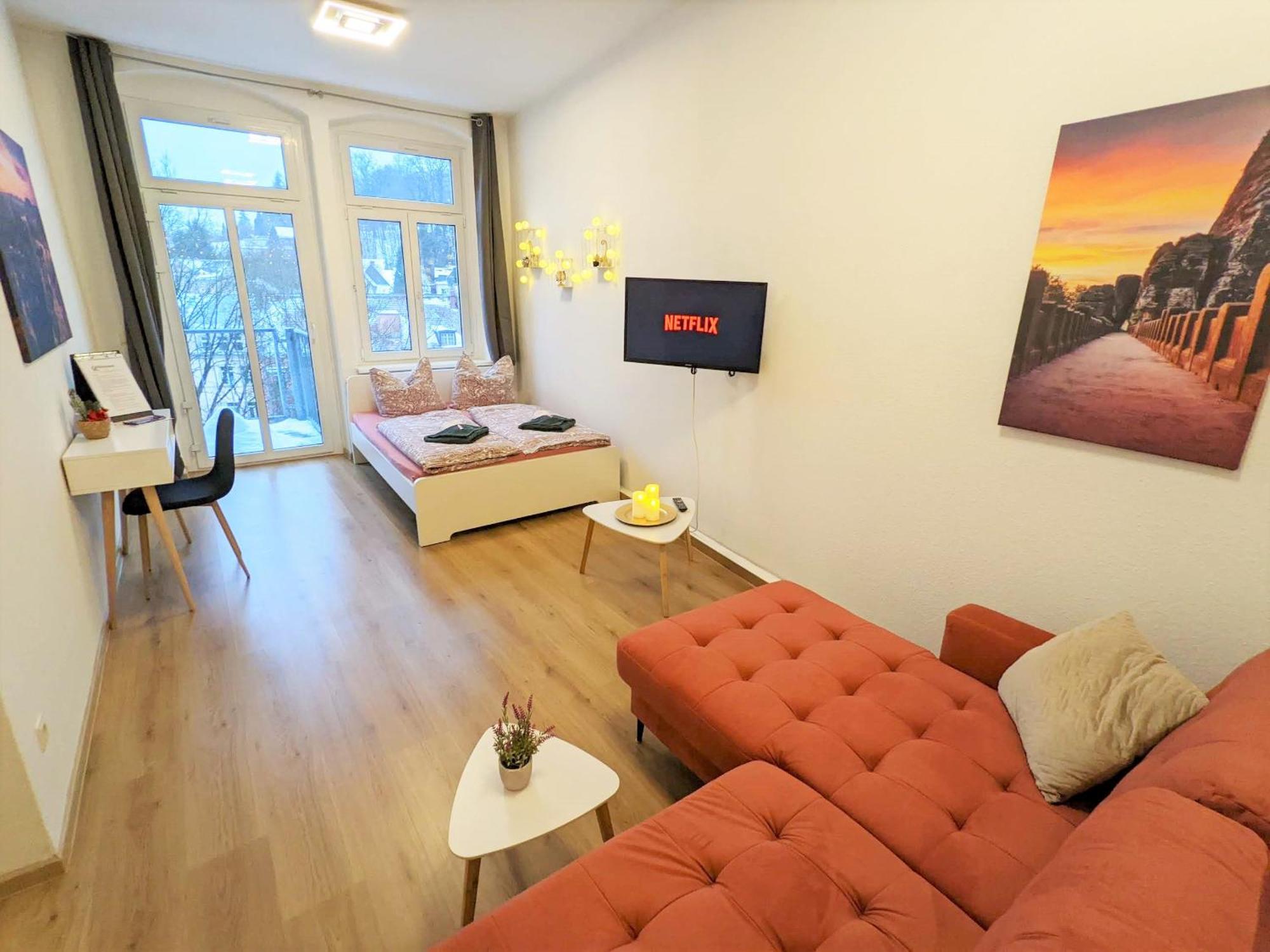 Uo2 - Urlaubsmagie - Garten, Whirlpool, Sauna Apartman Sebnitz Kültér fotó